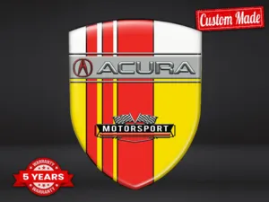 Honda Acura Custom Made Bumper Stickers Luxury Universal Sturdy